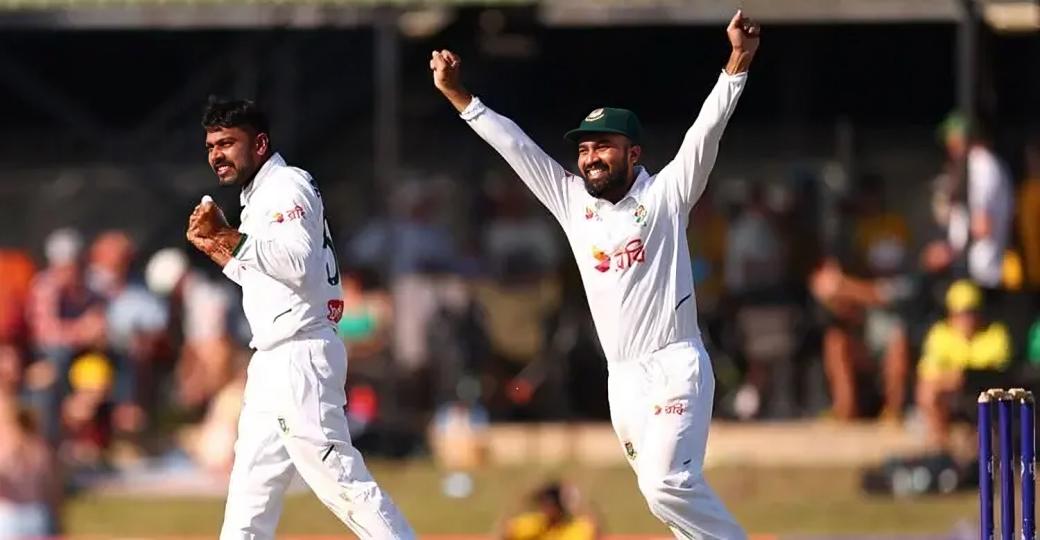 ডারউইন টেস্টে তৃতীয় দিন শেষে এগিয়ে বাংলাদেশ