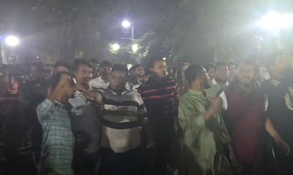 গুম-অপহরণের ‘নাটক’ ও অপরাধের প্রতিবাদে ছাত্রদলের বিক্ষোভ