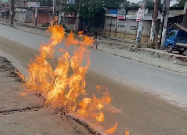 গ্যাস লিকেজে আতঙ্কে লক্ষ্মীপুরবাসী